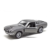 Модель машины Kinsmart 1:38 "1967 Shelby GT-500", инерционная, металл KT5372W / Серая