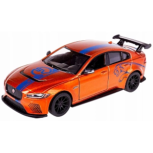 Металева машинка Kinsmart 1:38 Jaguar SV Project 8 Livery Edition KT5416WF, інерційна / Помаранчевий