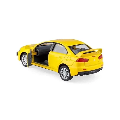 Модель автомобиля коллекционная Mitsubishi Lancer Evolution X 1:36 Kinsmart KT5329W/желтая