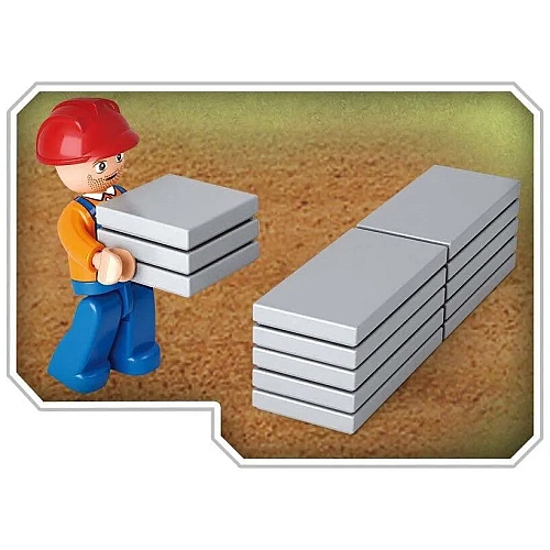 Конструктор Sluban Трактор-навантажувач 212 елементів M38-B0538