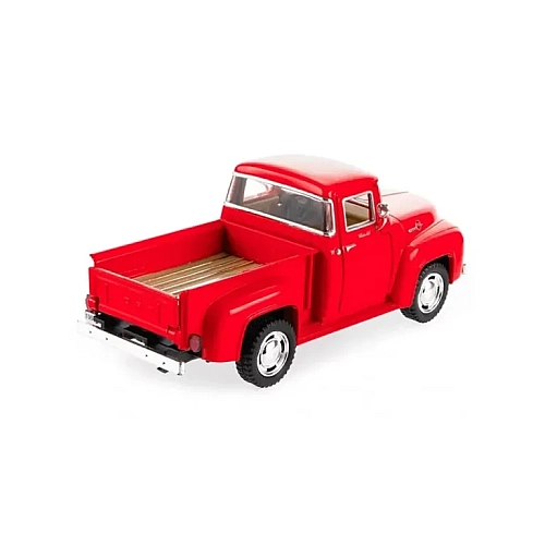 Металлическая машинка Kinsmart 1:38 Ford F-100 Pickup 1956 инерционная, KT5385W цвет Красный