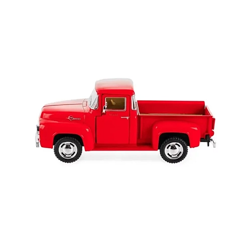 Металлическая машинка Kinsmart 1:38 Ford F-100 Pickup 1956 инерционная, KT5385W цвет Красный