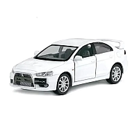 Модель автомобиля коллекционная Mitsubishi Lancer Evolution X 1:36 Kinsmart KT5329W/белая