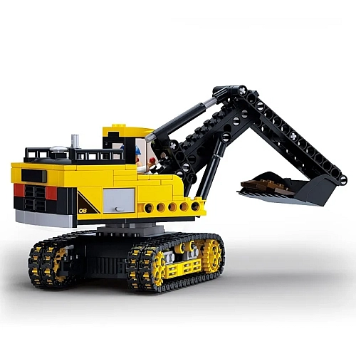 Конструктор SLUBAN Екскаватор 614 деталі M38-B0551: Велика Будівельна Розвага