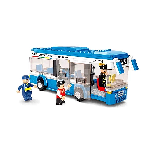 Конструктор Sluban Міський автобус з фігурками, 235 деталей, M38-B0330