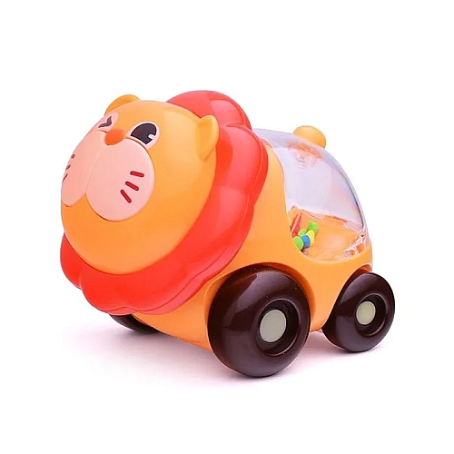 Набір машин HE 8069 4 машини-тварини, килимок-сумка, брязкання