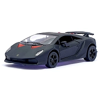 Машинка металева Kinsmart Lamborghini Sesto Elemento 1:38 (інерційна, чорний) KT5359W
