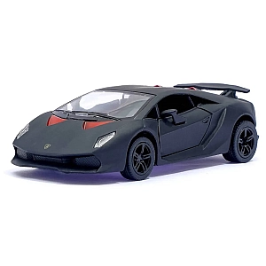 Машинка металева Kinsmart Lamborghini Sesto Elemento 1:38 (інерційна, чорний) KT5359W