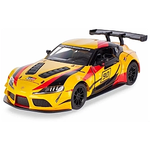 Металева машинка Kinsmart Toyota GR Supra Racing Concept KT5421WF жовтий