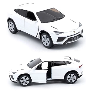 Машинка металева Kinsmart 1:38 Lamborghini Urus KT5368W інерційна, двері відчиняються / Білий