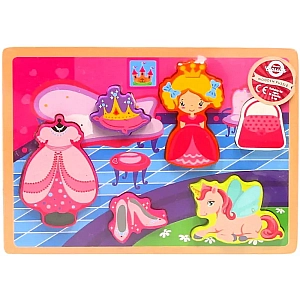 Дерев'яна іграшка Пазли MD 0933 (75 шт) у кульці 30-22-1,5см