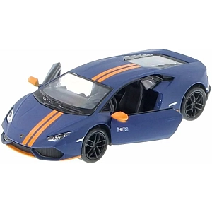 Машинка металева Kinsmart 1:36 Lamborghini Huracán LP610-4 Avio  (інерційна, синій) KT5401W