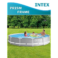 Бассейн каркасный Intex 366х76см Prism Frame объем 6503л 26710NP