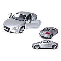 Машинка металева Kinsmart 1:32 2008 Audi TT Coupe KT5335W інерційна / Сріблястий