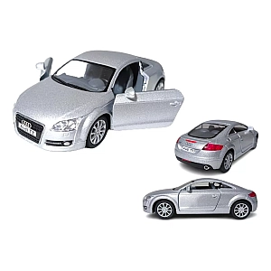 Машинка металева Kinsmart 1:32 2008 Audi TT Coupe KT5335W інерційна / Сріблястий