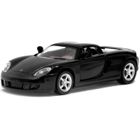 Машинка металева Kinsmart 1:36 Porsche Carrera GT (інерційна, відкриваються двері, чорна KT5081W)