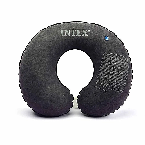 Туристична надувна подушка під шию INTEX 68675 для комфортних подорожей