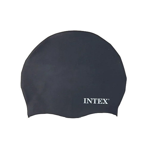 Силіконова шапка для плавання INTEX 55992, від 8 років, чорна