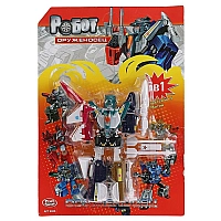 Игрушка трансформер робот-оруженосец 5в1 8063