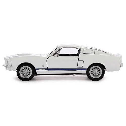 Модель машины Kinsmart 1:38 "1967 Shelby GT-500", инерционная, металл KT5372W / Белая