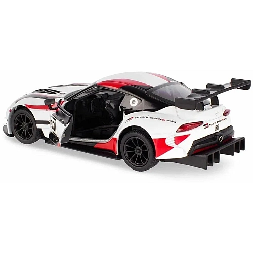 Металлическая машинка Kinsmart Toyota GR Supra Racing Concept KT5421WF белая