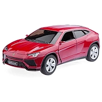 Машинка металева Kinsmart 1:38 Lamborghini Urus KT5368W інерційна, двері відчиняються / Бордо