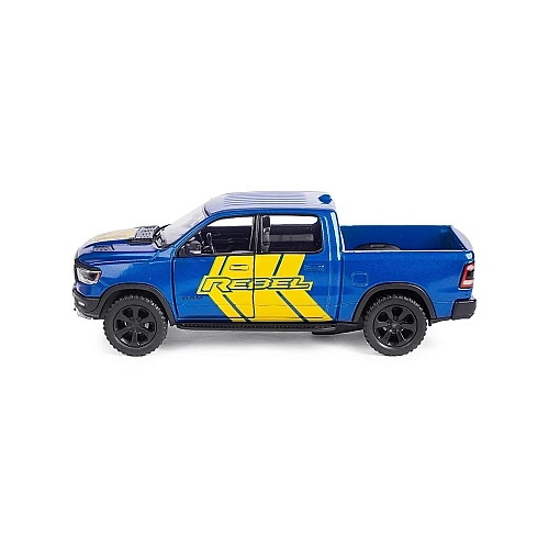 Машинка металева Kinsmart 1:46 Dodge RAM 1500 Livery Edition 2019 (інерційна, двері відчиняються, синя KT5413WF)