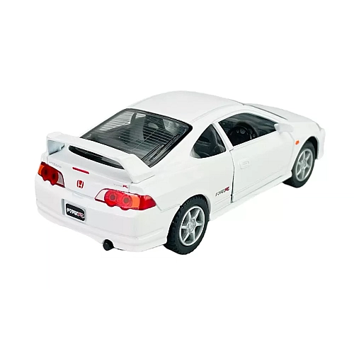 Металлическая машинка Kinsmart 1:34 Honda Integra Type R KT5053W, инерционная / Белая