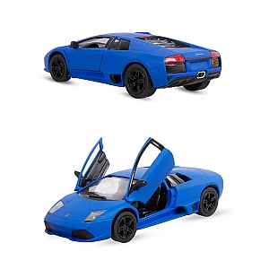 Металева машинка Kinsmart 1:36 Matte Lamborghini Murcielago LP640, інерційна, СИНЯ, KT5370W